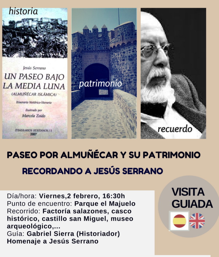 Almuñécar  recuerda  este viernes a Jesús Serrano con una visita guiada por al Almuñécar Islámica 